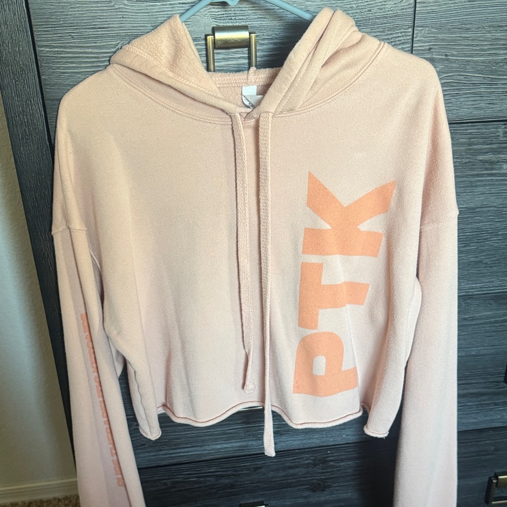 Pink Pruvit PTK Cropped Hoodie